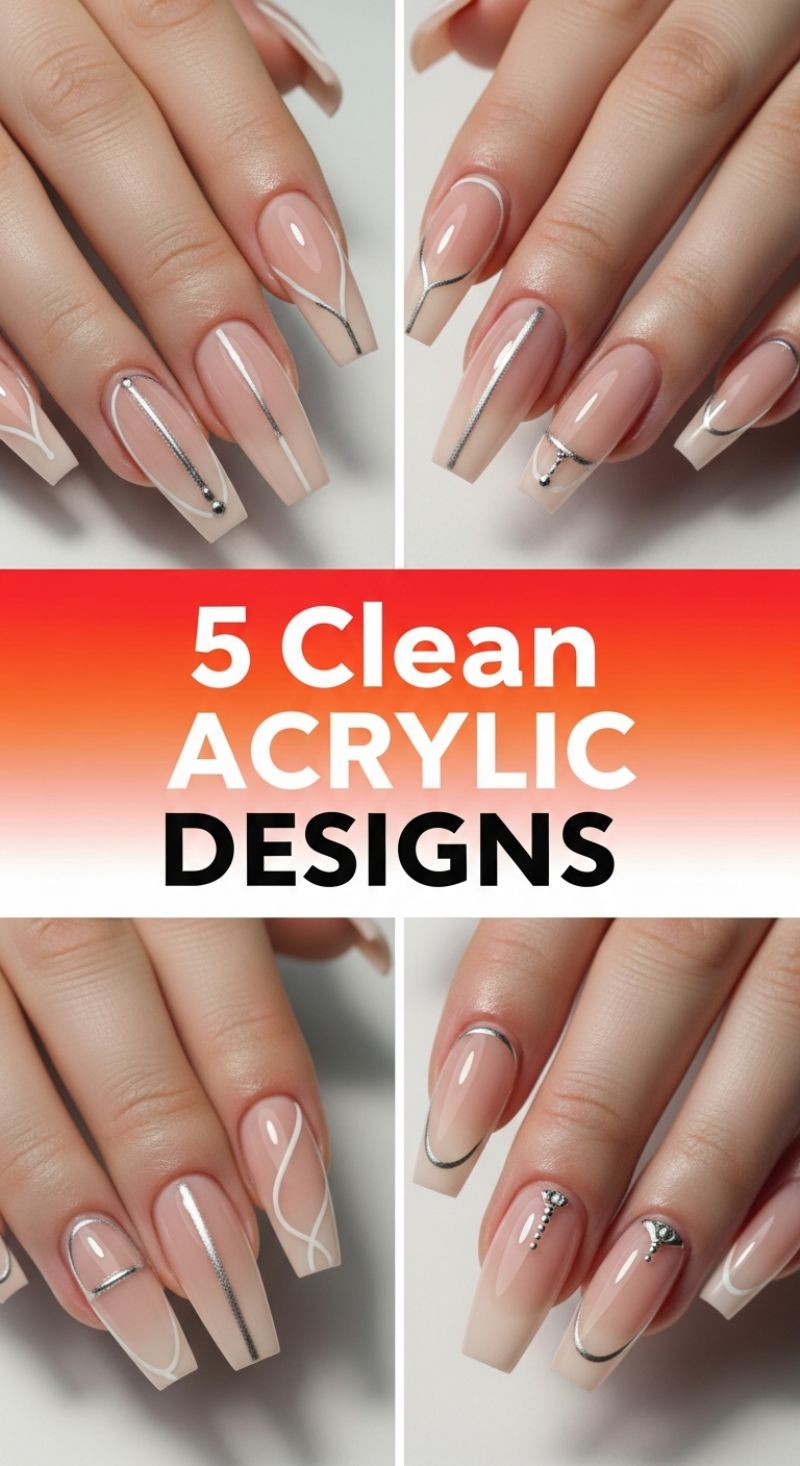 5 Clean Acrylic Designs