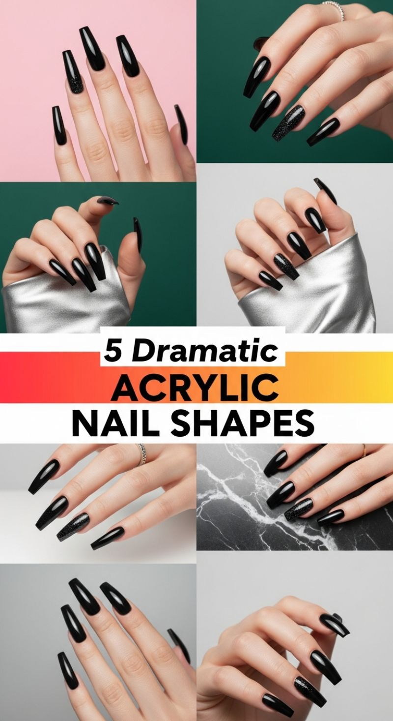 5 Dramatic Acrylic Nail Shapes