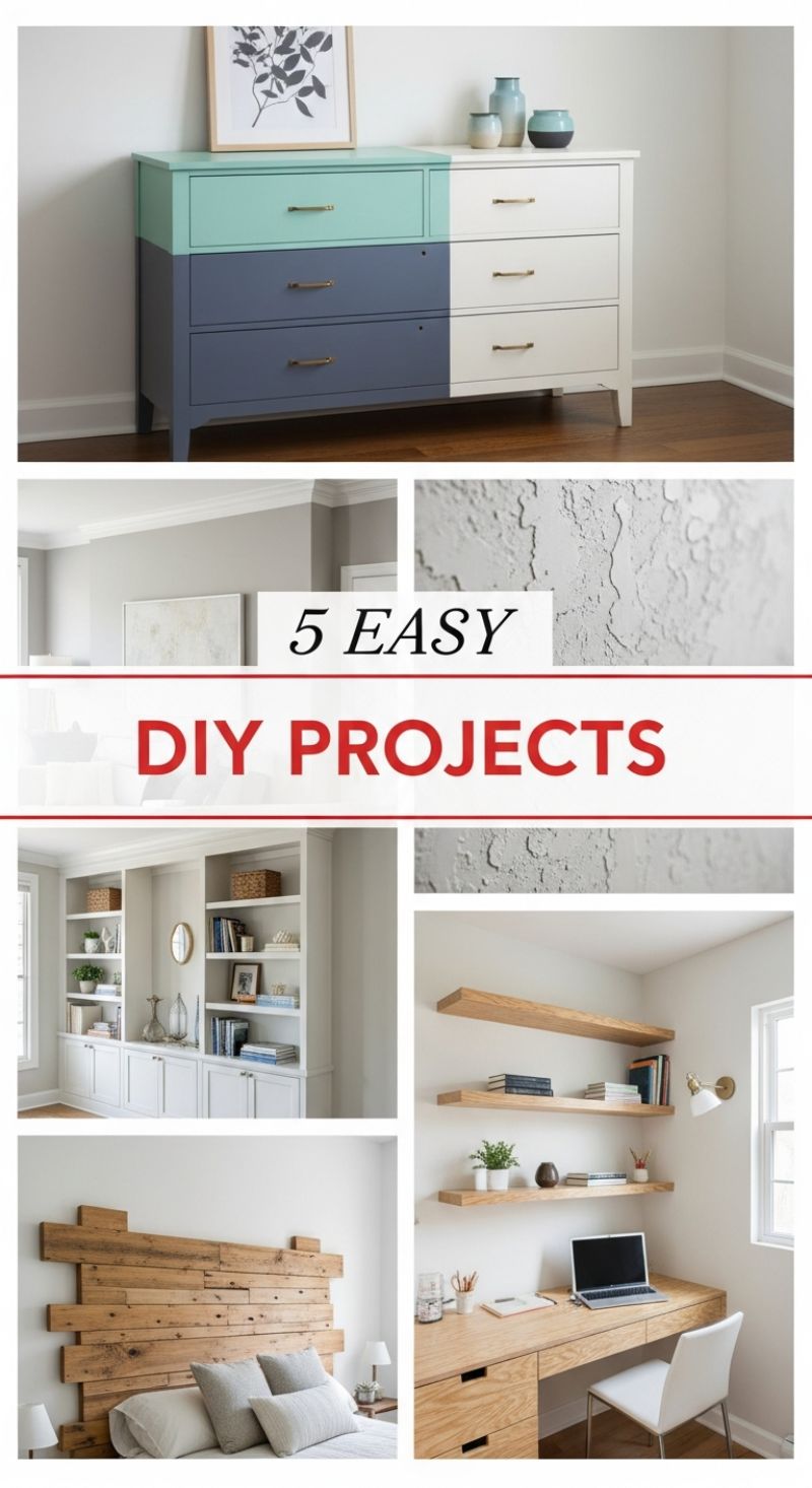 5 EASY DIY PROJECTS