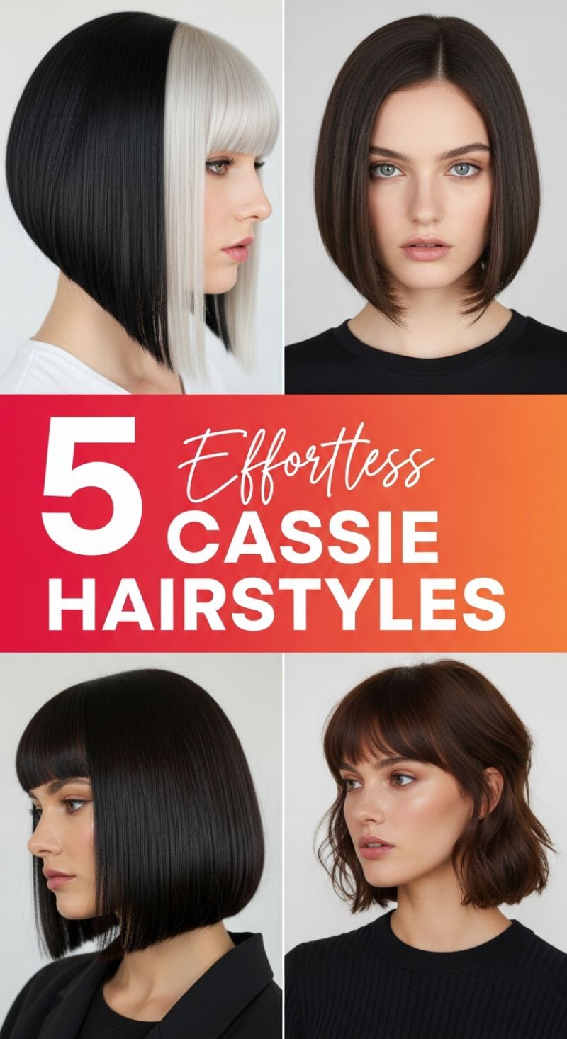 5 Effortless CASSIE HAIRSTYLES