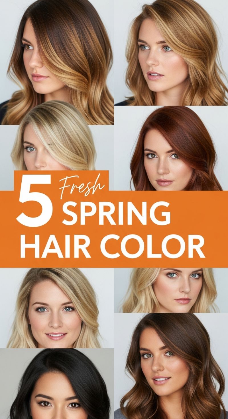 5 Fresh SPRING HAIR COLOR