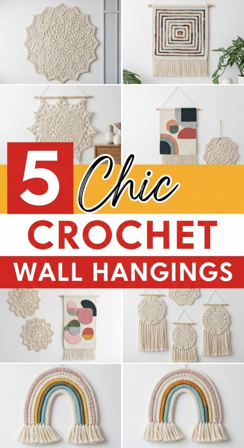 5. Geometric and Mandala Crochet Art