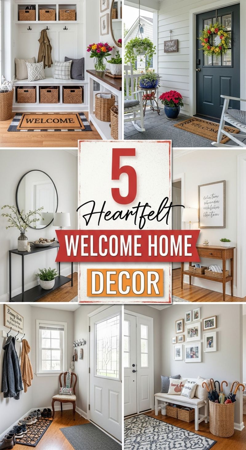 5 Heartfelt Welcome Home Decor: Mastering the Art of the Organized Entryway