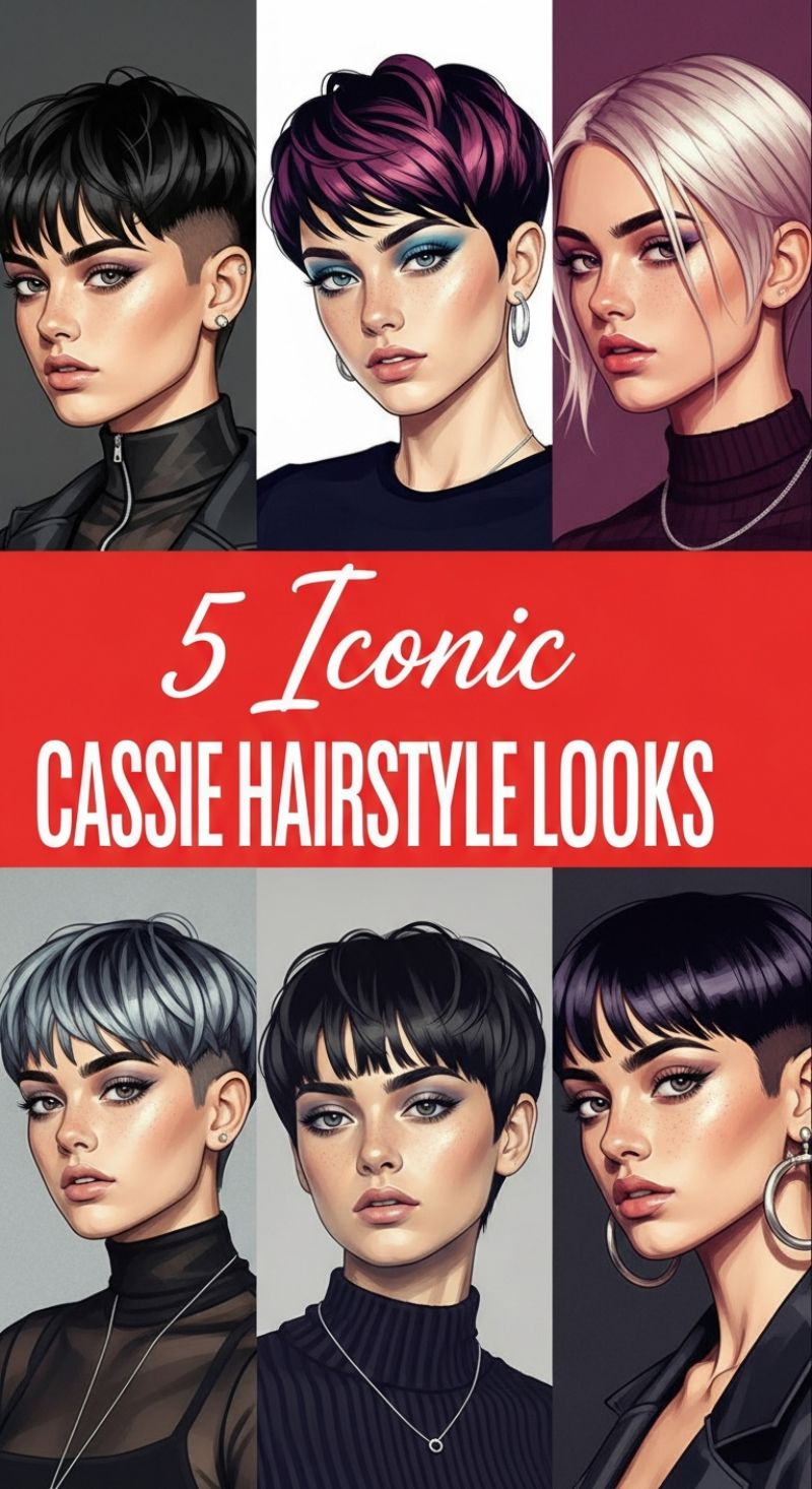 5 Iconic Cassie Hairstyle Looks: Mastering the Modern Undercut Pixie