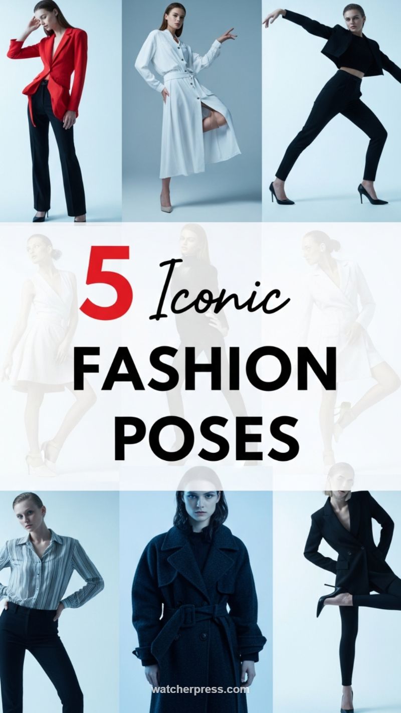 5 Iconic Fashion Poses: Defining the Model Aesthetic