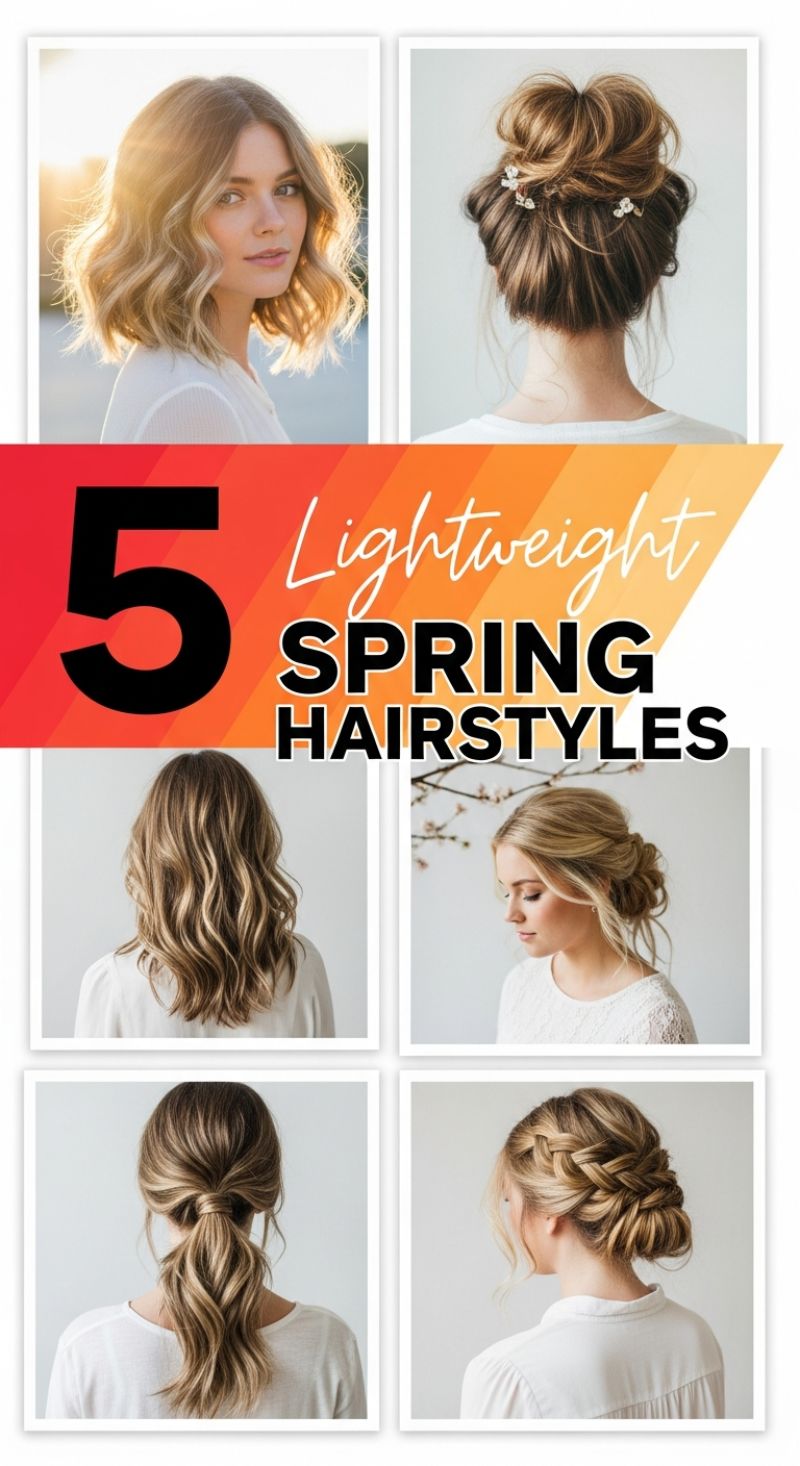 5 Lightweight Spring-Inspired Hairstyles Perfect for Prom