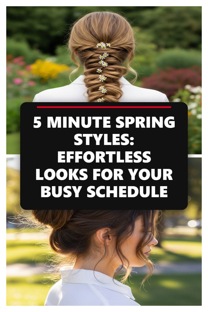 5 MINUTE SPRING STYLES: EFFORTLESS LOOKS FOR YOUR BUSY SCHEDULE