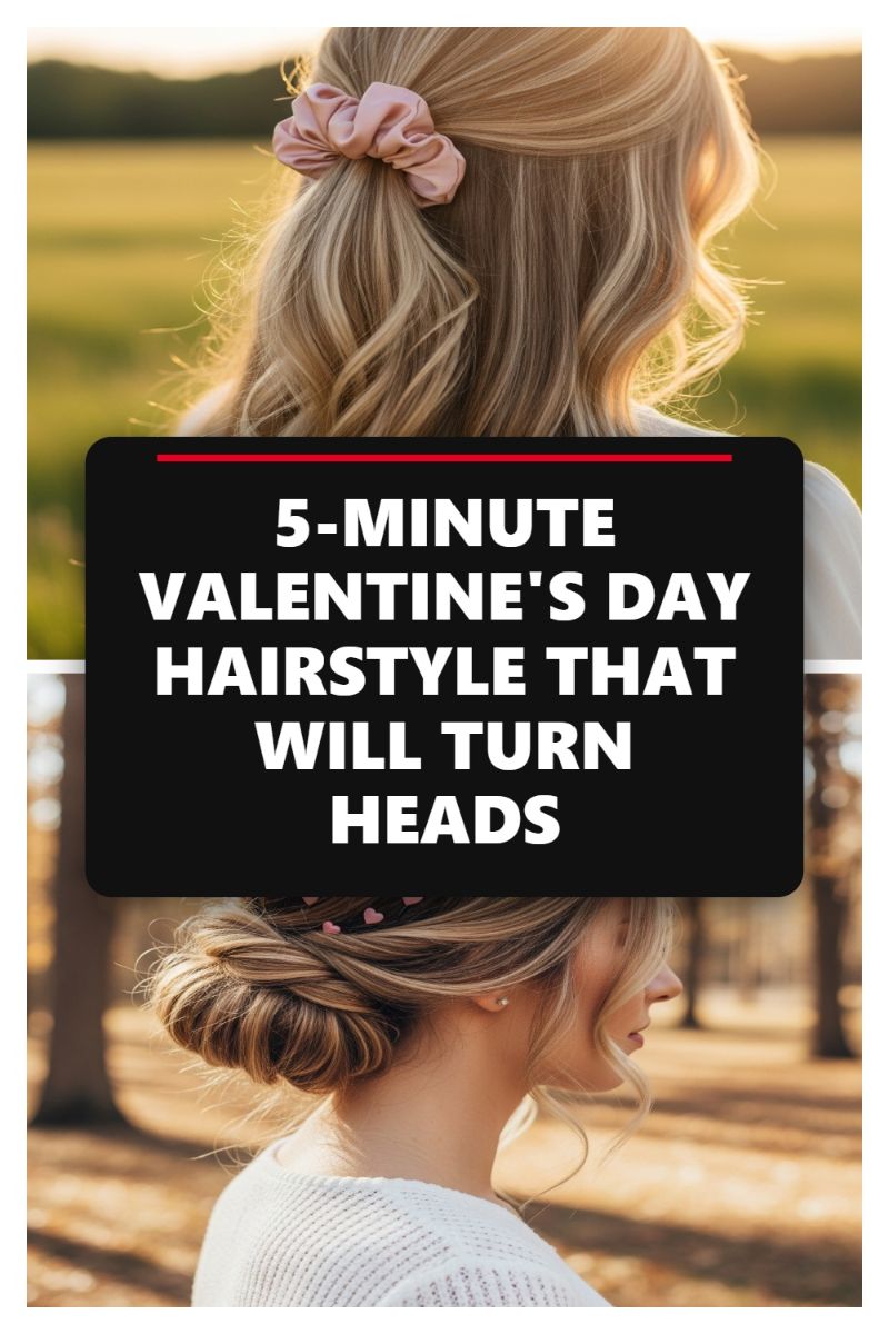 5-MINUTE VALENTINE'S DAY HAIRSTYLE THAT WILL TURN HEADS