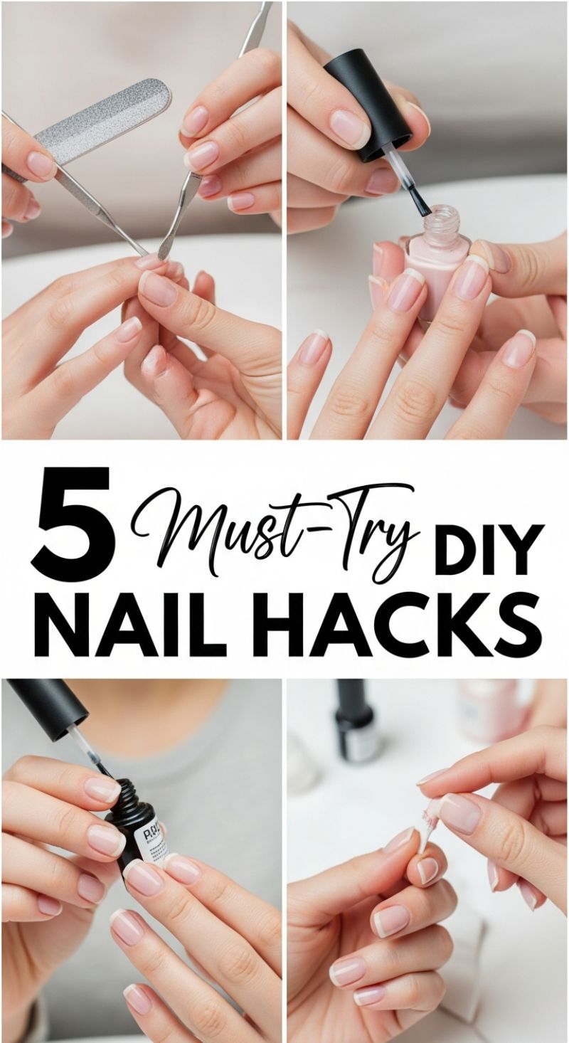 5 Must-Try DIY NAIL HACKS