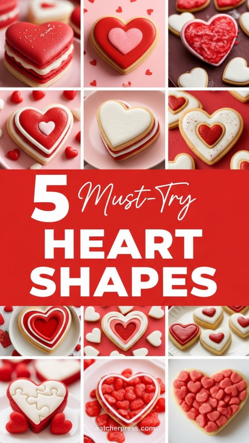 5 Must-Try Layered Heart Cookie Shapes
