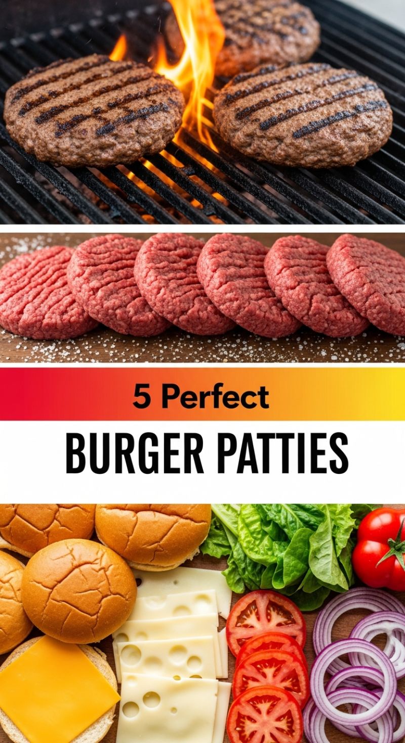 5 Perfect BURGER PATTIES