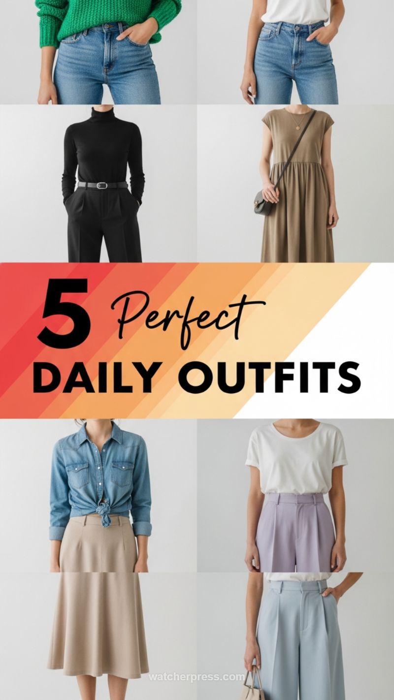 5 Perfect Daily Outfits: Refined Basics