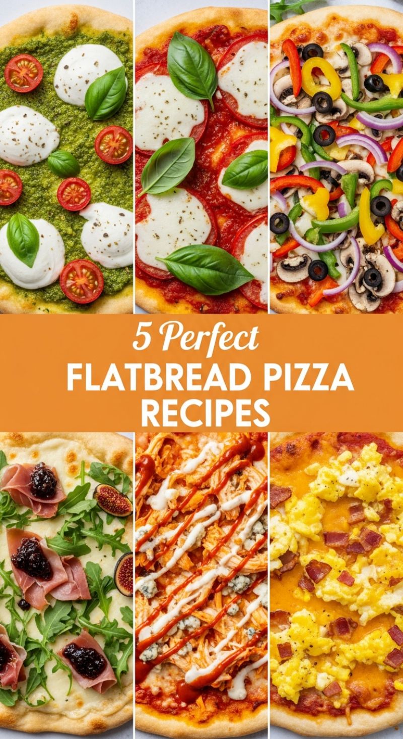 5 Perfect FLATBREAD PIZZA RECIPES