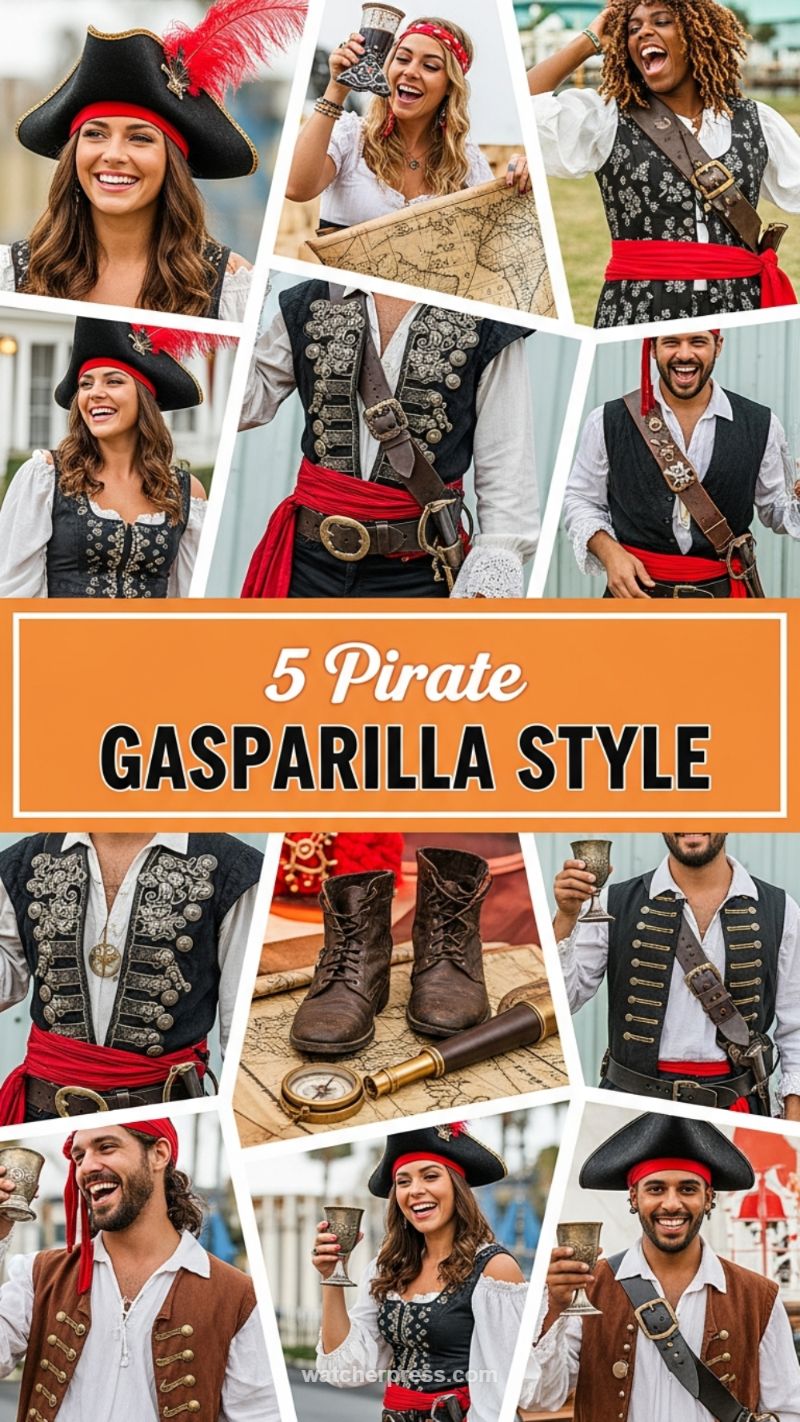 5 Pirate Gasparilla Style Costumes