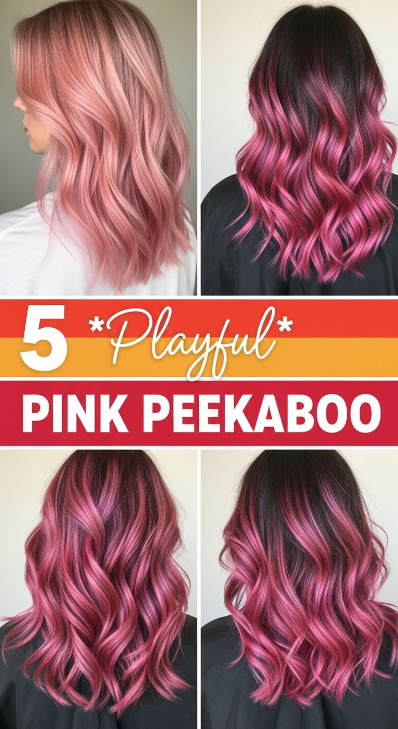 5 *Playful* PINK PEEKABOO