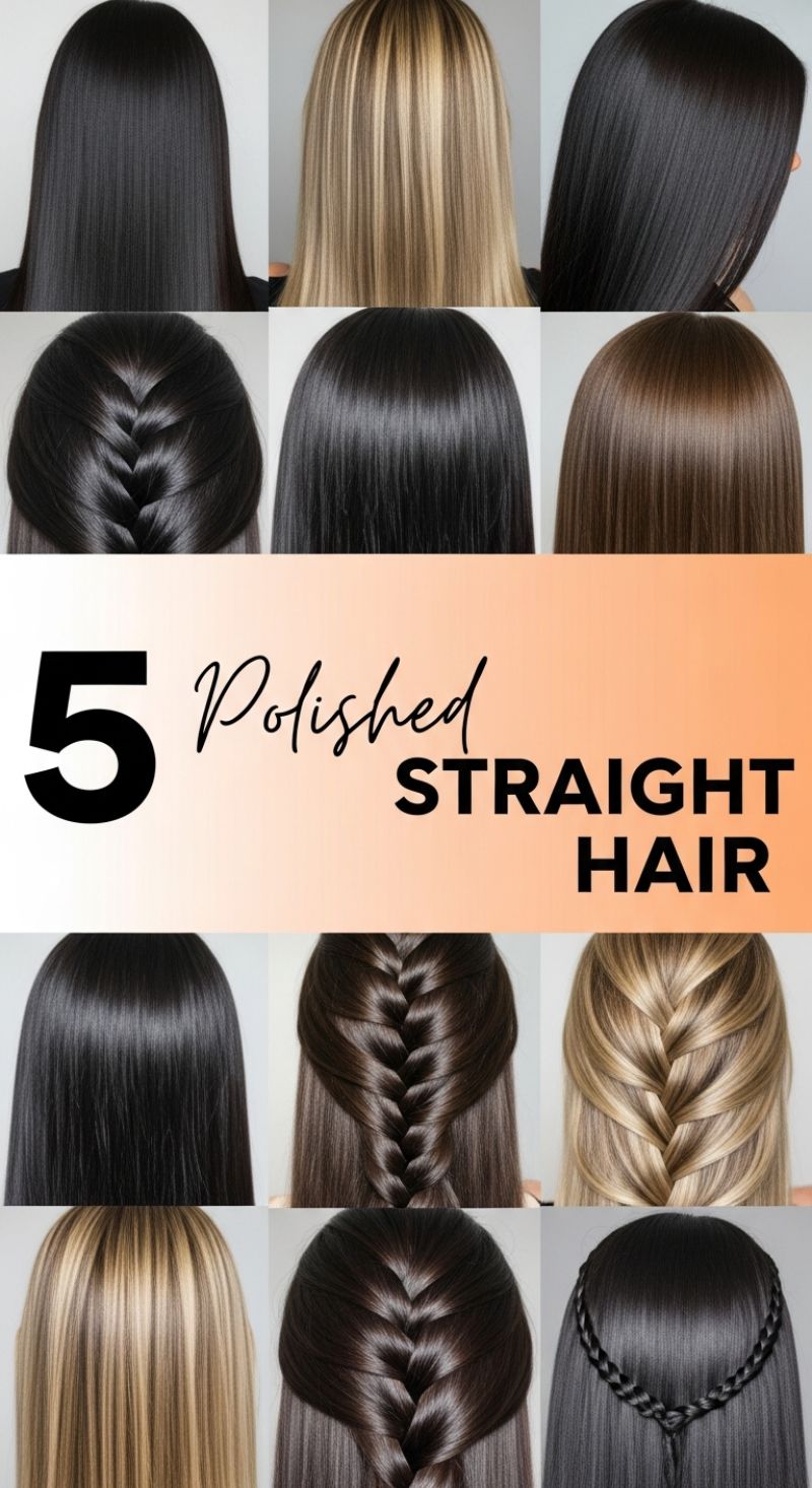 5 Polished STRAIGHT HAIR