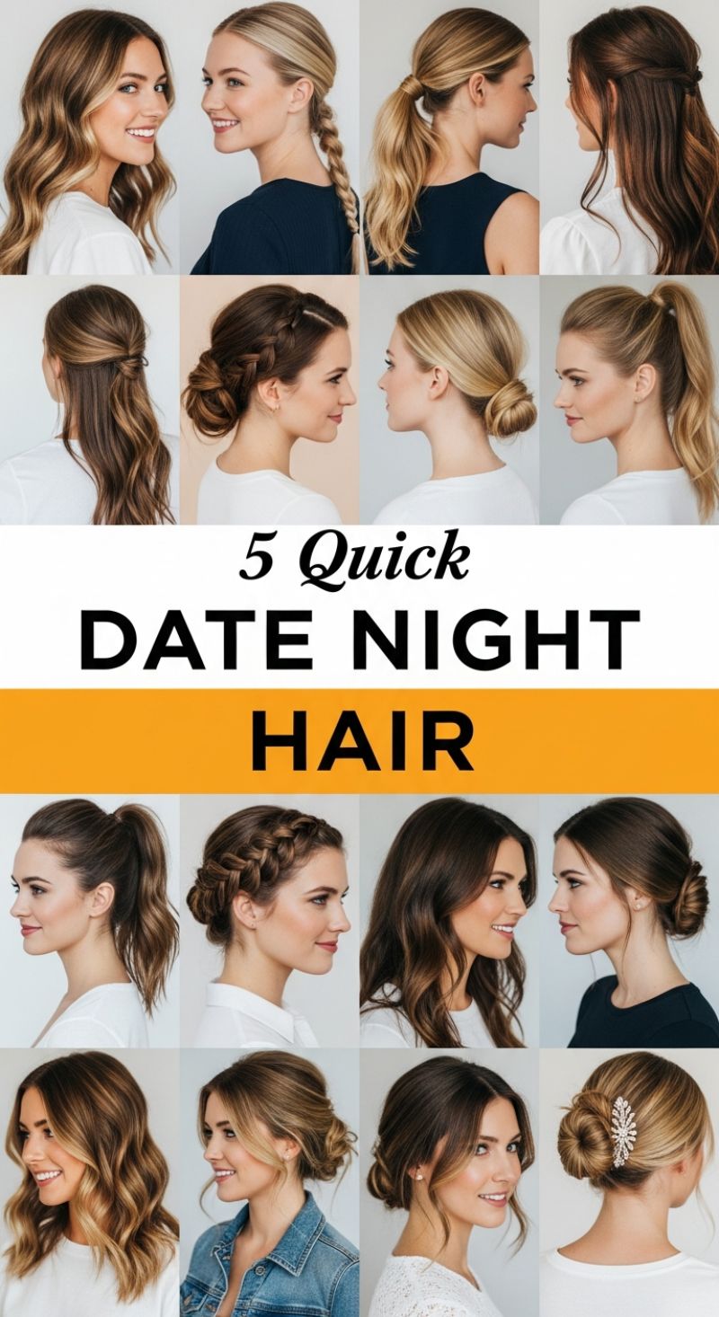 5 Quick Date Night Hair Styles