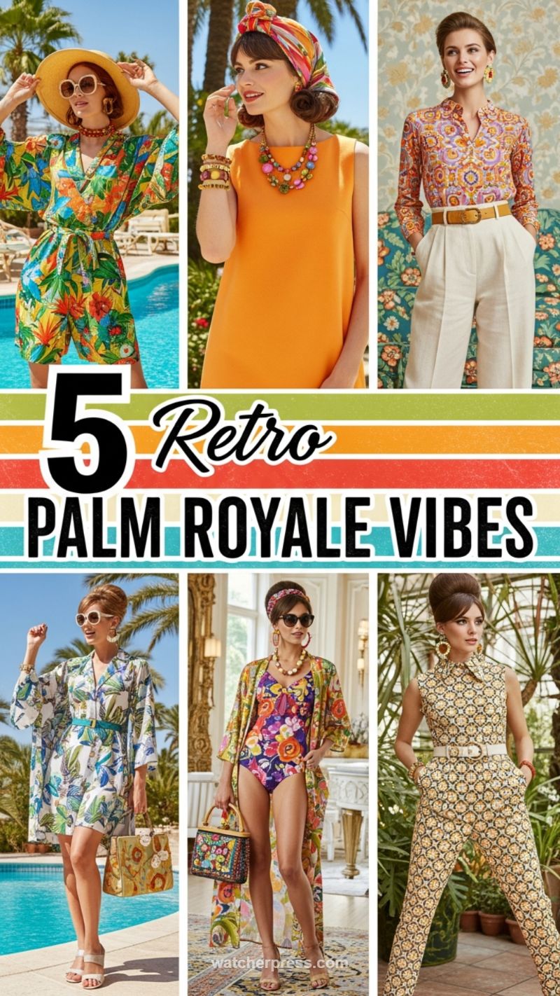 5 Retro Palm Royale Vibes: Pattern Inspiration