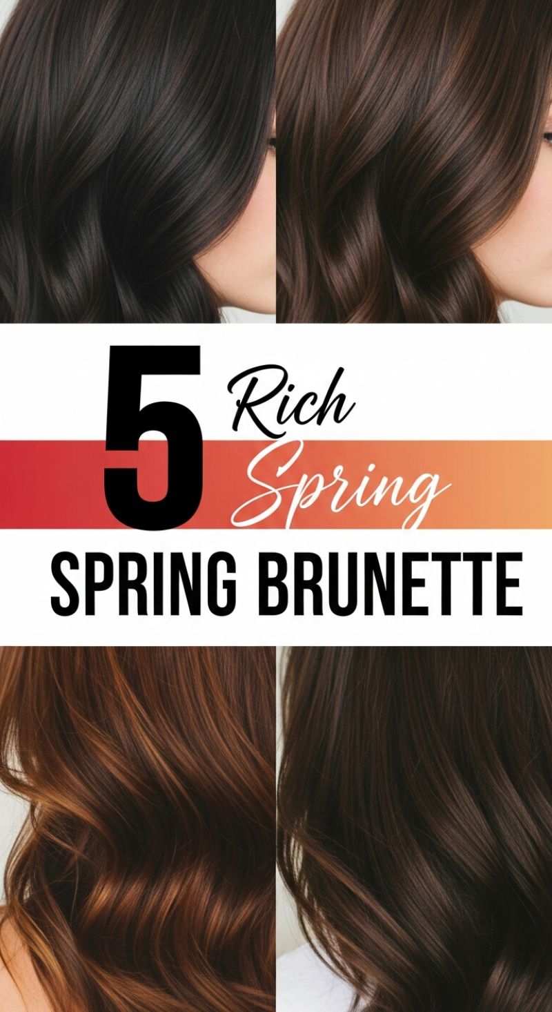 5 Rich Spring Brunette Looks