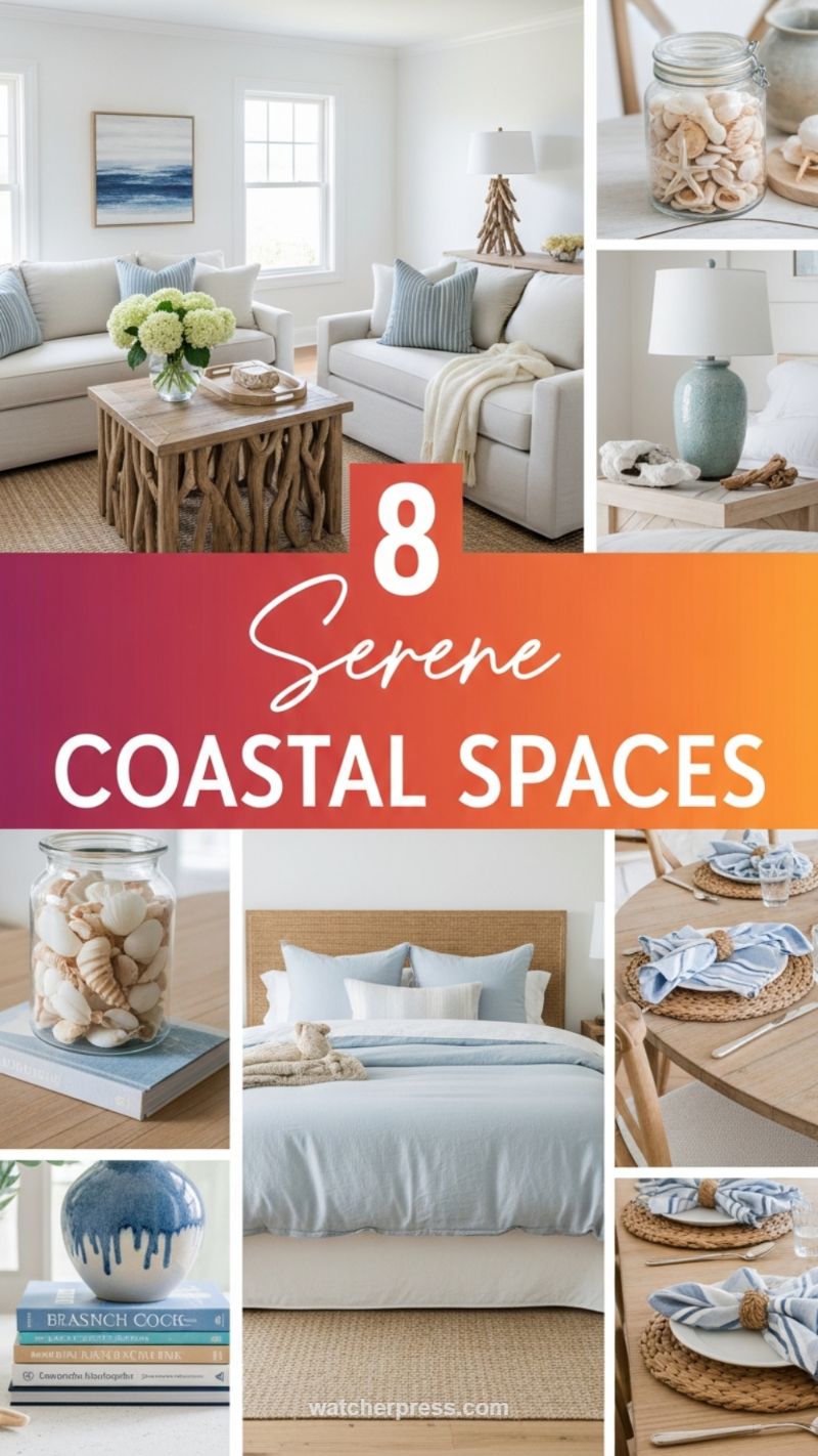 5. Serene Coastal Wall Colors and Accents