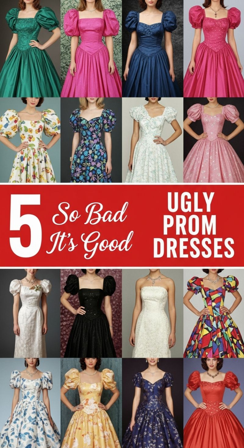 5 So Bad It's Good UGLY PROM DRESSES