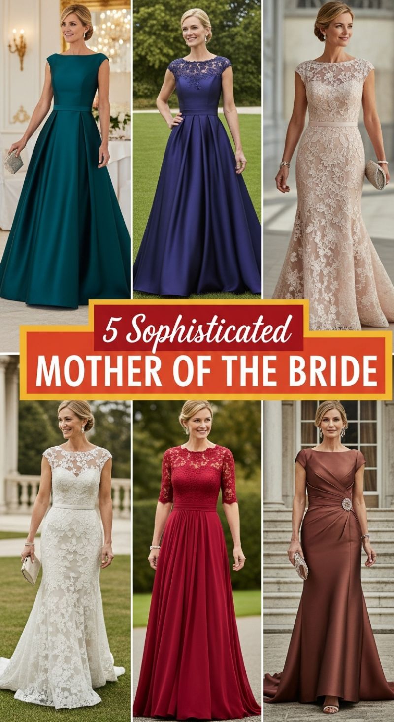 5 Sophisticated Mother of the Bride Looks