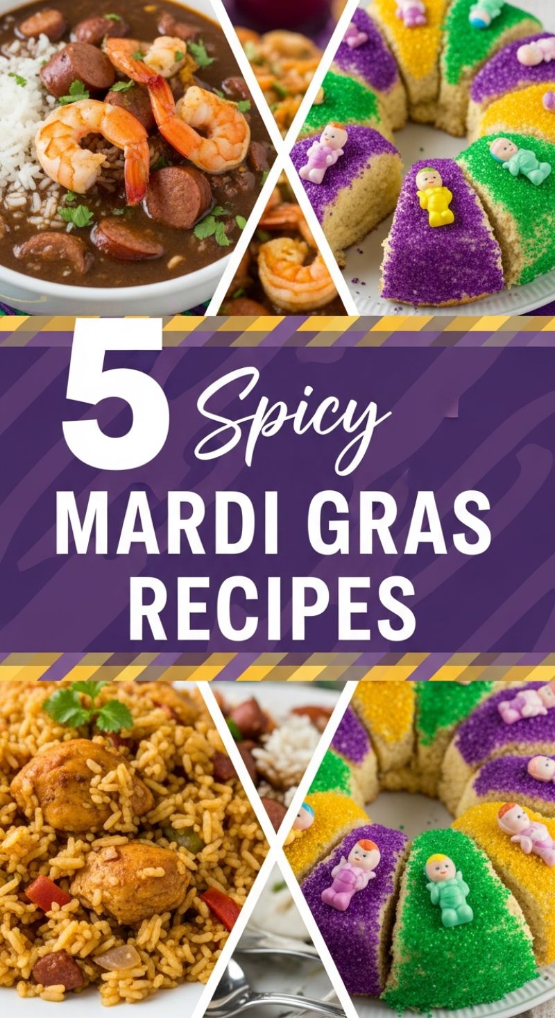 5 Spicy MARDI GRAS RECIPES