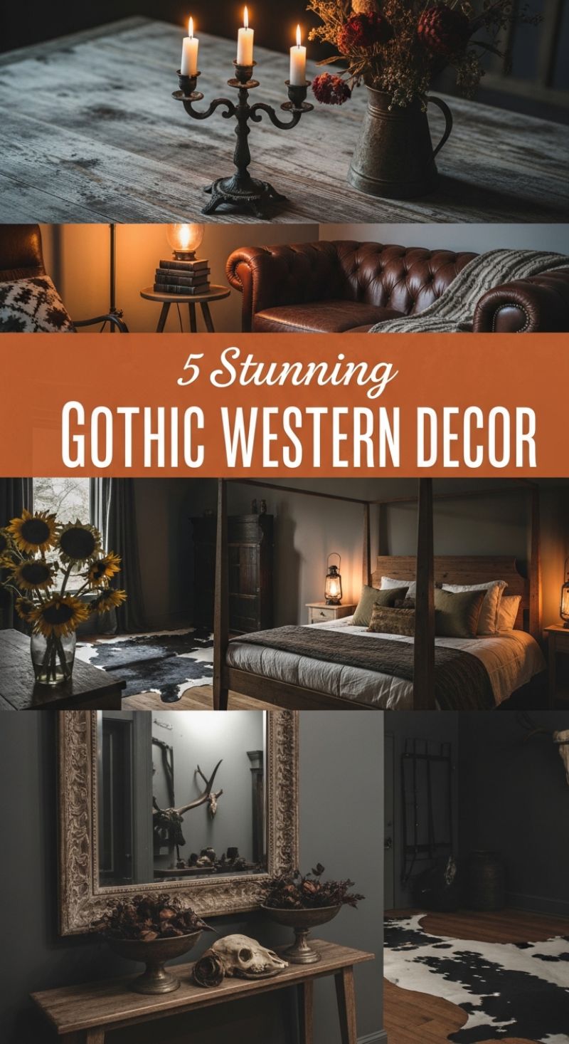 5 Stunning Gothic Western Decor
