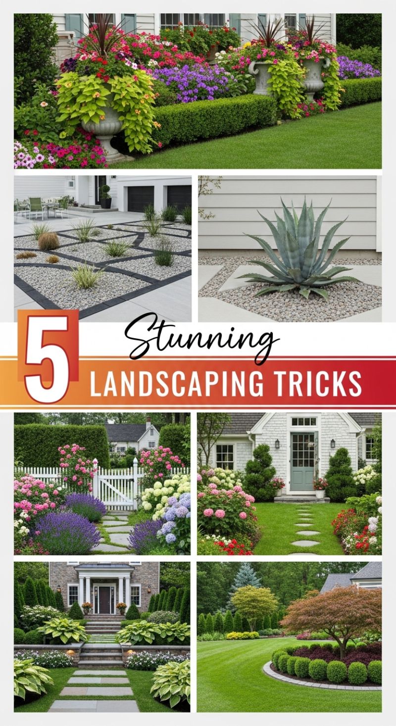 5 Stunning Landscaping Tricks