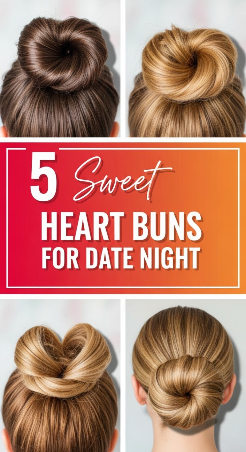 5 Sweet Heart Buns for Date Night