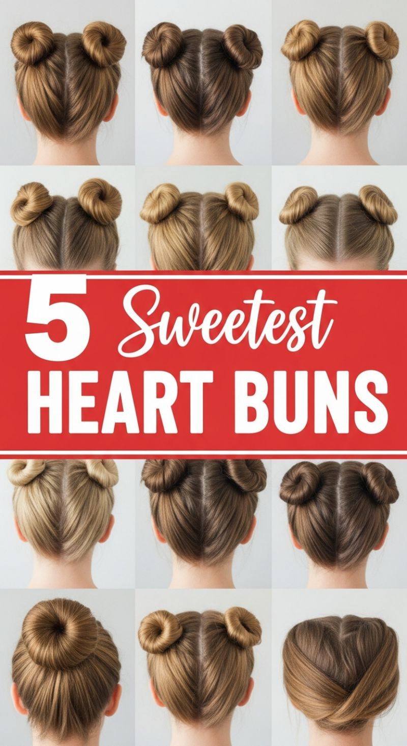 5 Sweetest Heart Buns