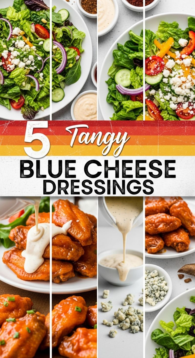 5 Tangy BLUE CHEESE DRESSINGS