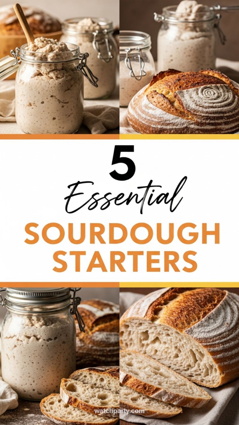 5. The Foundation of Bread: 5 Essential Sourdough Starters