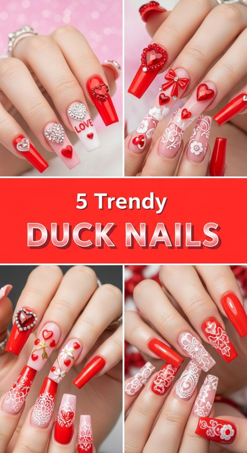 5 Trendy DUCK NAILS