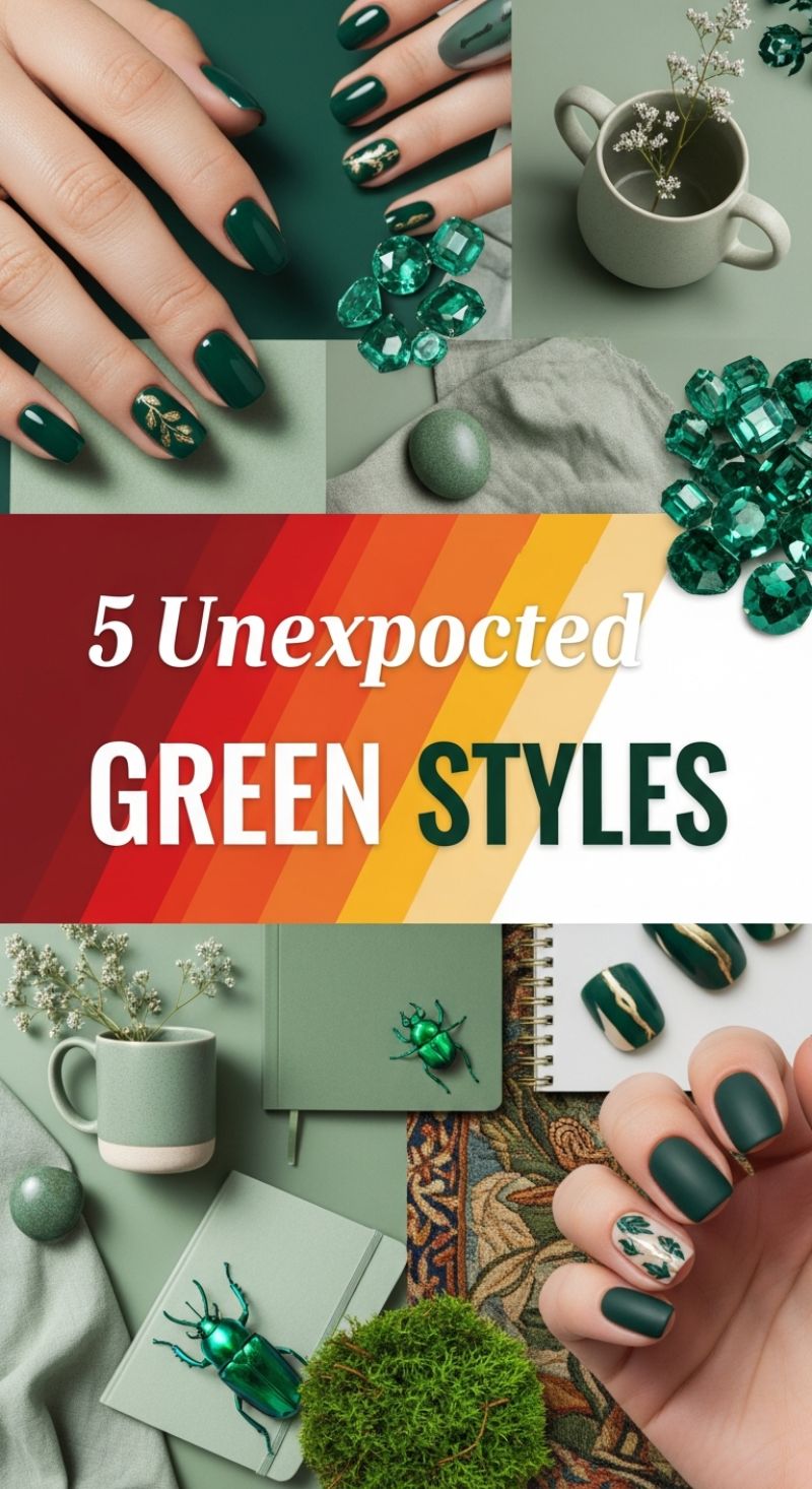 5 Unexpected GREEN STYLES