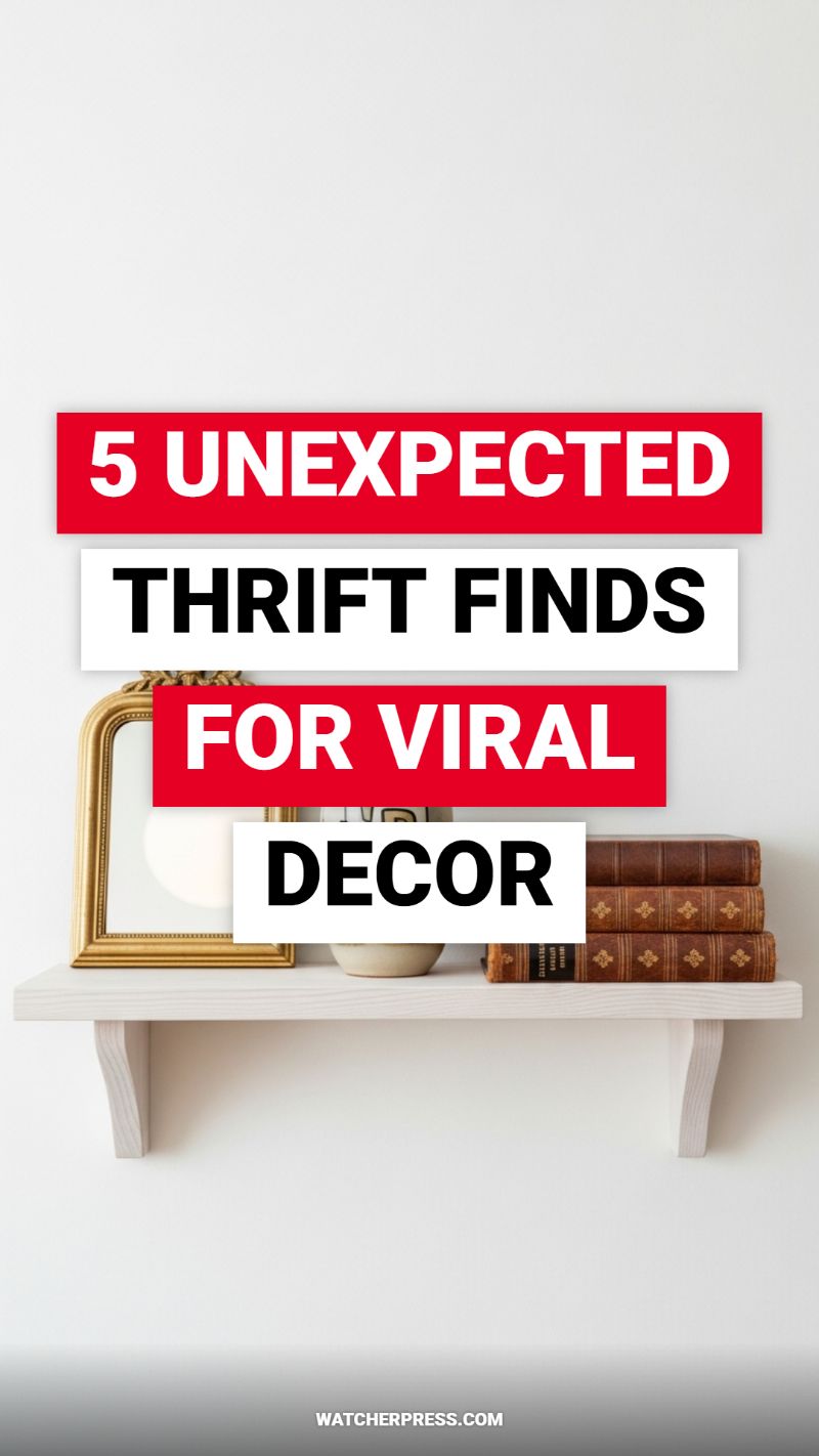 5 Unexpected Thrift Finds for Viral Decor