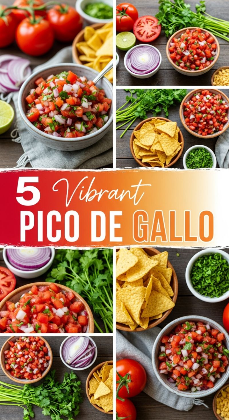 5 Vibrant PICO DE GALLO
