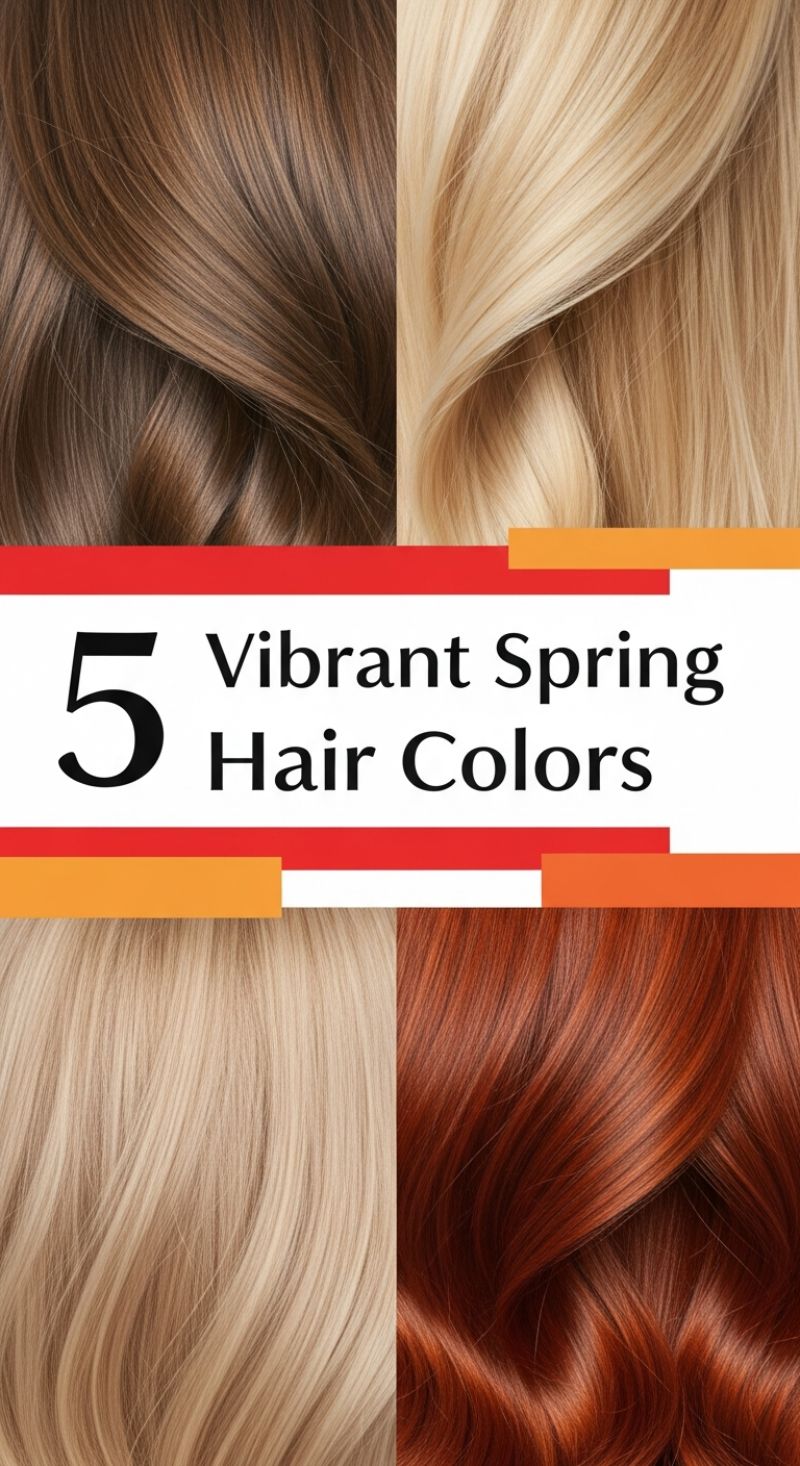 5 Vibrant Spring Hair Colors