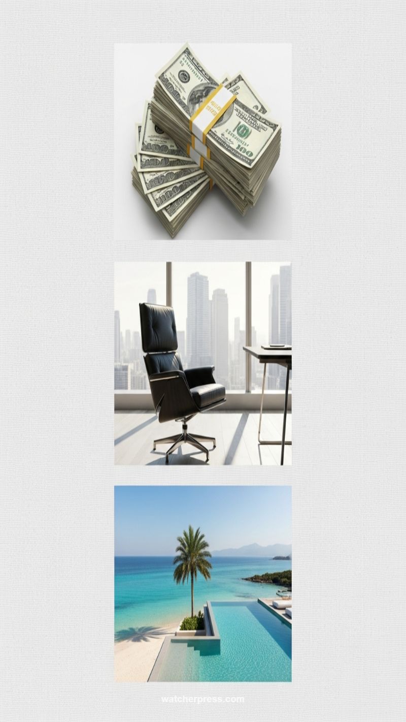 5. Visualizing the 3 Pillars of Success: Wealth, Authority, and Freedom