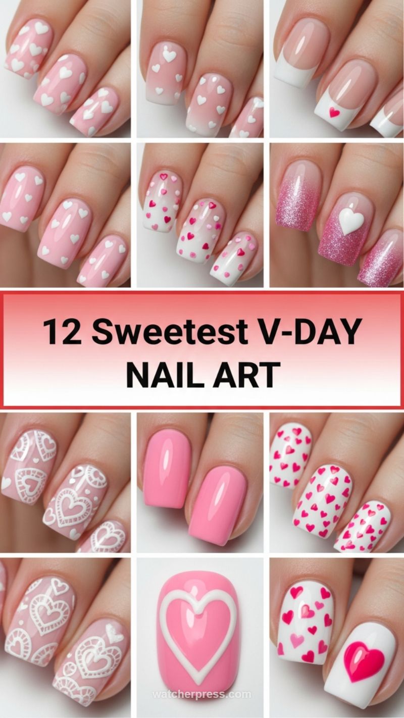 6. 12 Sweetest V-Day Heart Art