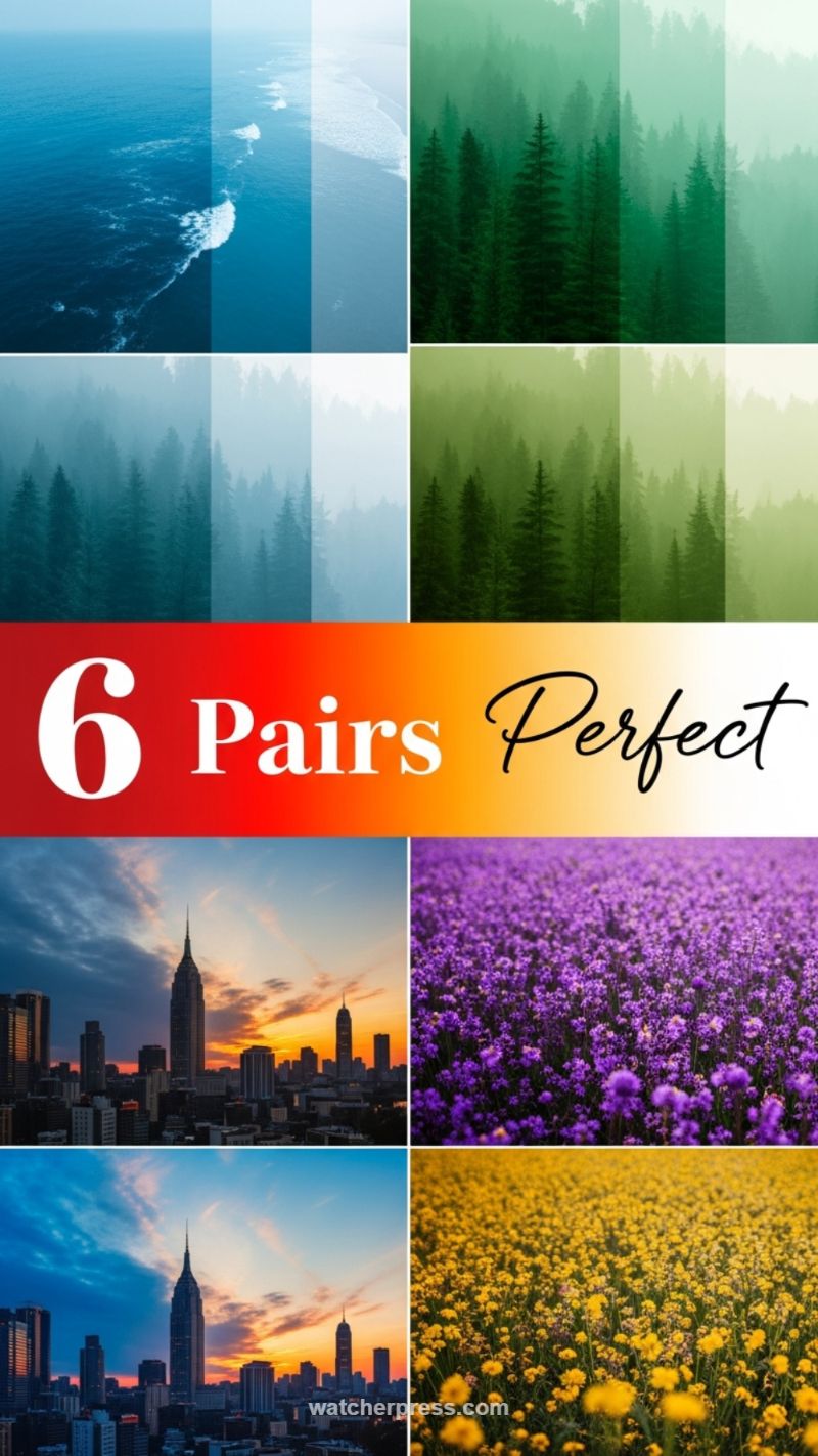 6. 6 Pairs of Perfect Scenic Aesthetics