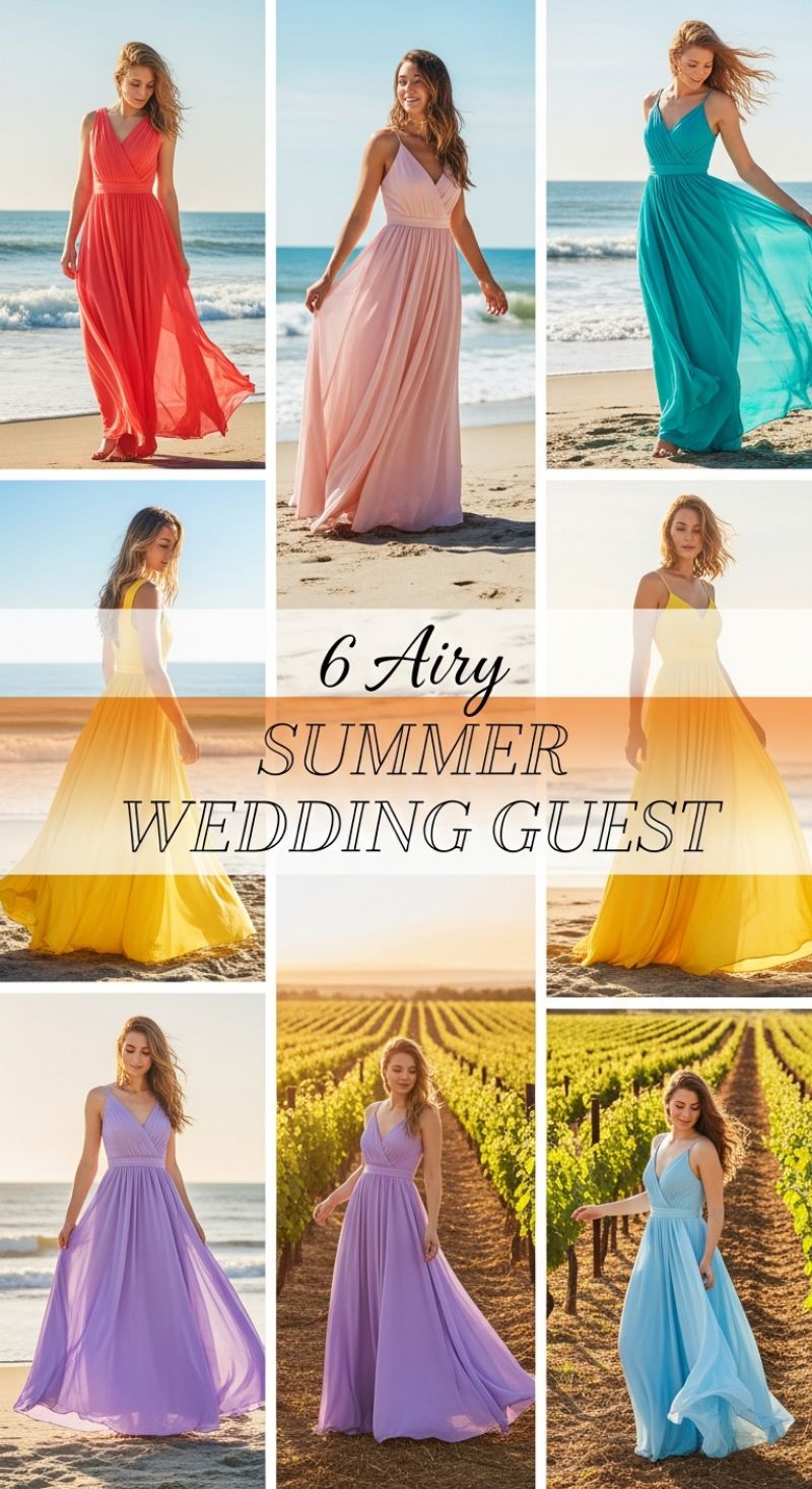 6 Airy SUMMER WEDDING GUEST