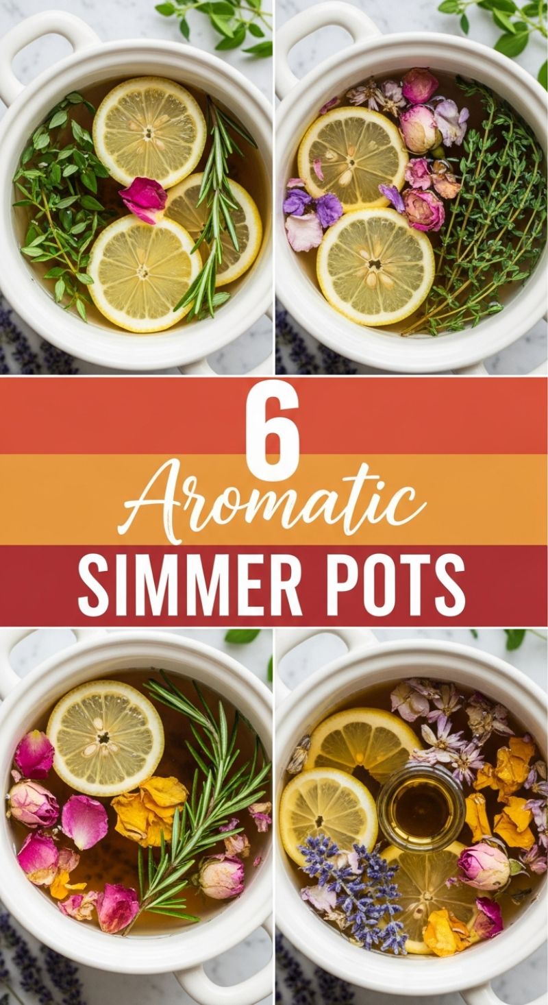 6 Aromatic SIMMER POTS