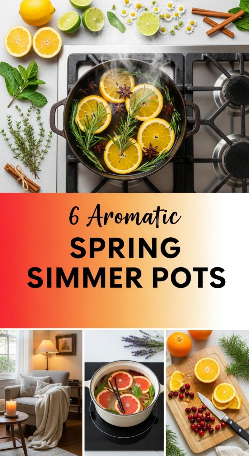 6 Aromatic SPRING SIMMER POTS