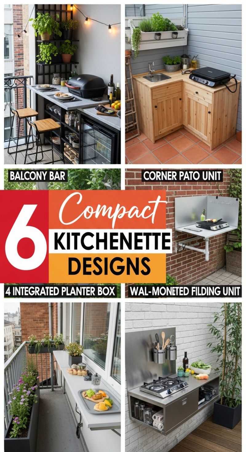 6 Compact Kitchenette Designs