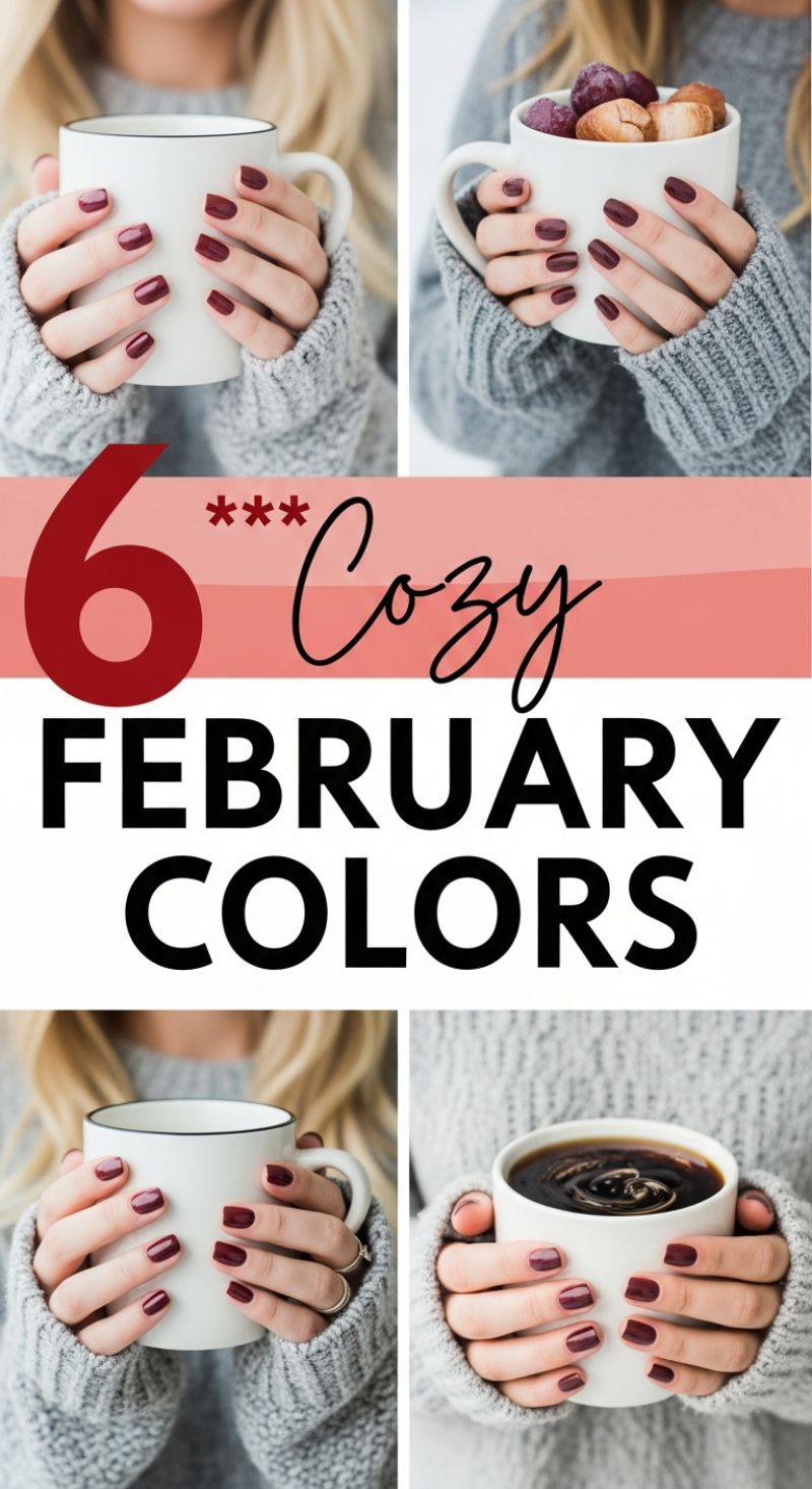 6 Cozy February Colors: The Sophisticated Oxblood Manicure