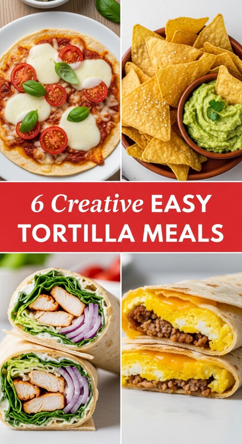 6 Creative EASY TORTILLA MEALS