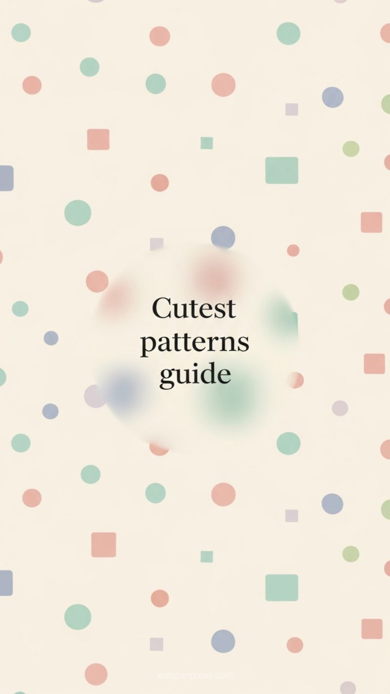 6. Cutest Patterns Guide (Pastel Geometric)