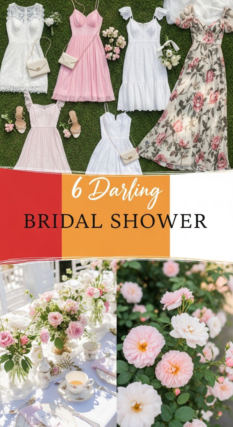 6 Darling Bridal Shower Looks