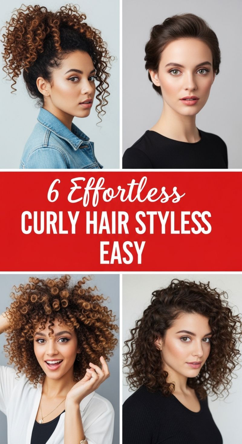 The Ultimate Hairstyle Lookbook: 100+ Stunning Ideas for Every Length, Texture, and Occasion 6 Effortless Curly Hair Styles Made Easy